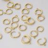 1 par de pendientes de gancho de latón de 12/13/14mm para mujeres y niñas, accesorios de cierre de pendientes
