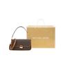 New MICHAEL KORS Bradshaw Cow Leather Baguette Bag, Shoulder Bag, Handbag Women's 30S1G2BL1B-252
