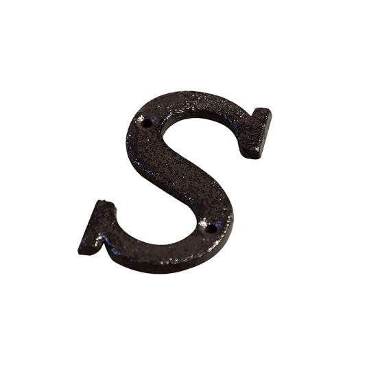 Retro Style Groceries Cast Iron Metal Creative DIY House Doorplate Letter Symbol