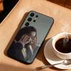 Actress Emilia Clarke Phone Case For Samsung S26,S25,24,23,22,30,21,10,9,Ultra,Plus,Lite,Black Soft Case