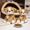 Cute puppy dog Shiba Inu doll plush toy Pekingese Bianmu teddy dog doll children soothing doll