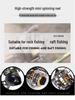 Mini Stainless Steel Fishing Reel – All-Metal Design for Raft, Ice, and Surf Fishing.