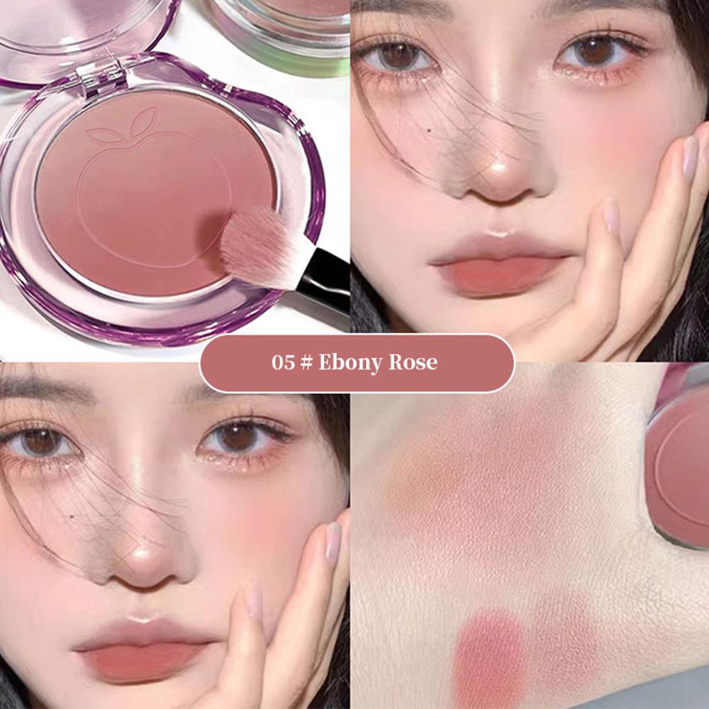 

Kekemood Peach Gradient Blush Expansion Color Blush Natural Highlight Eye Ehadow Blush Purple Matte Rouge