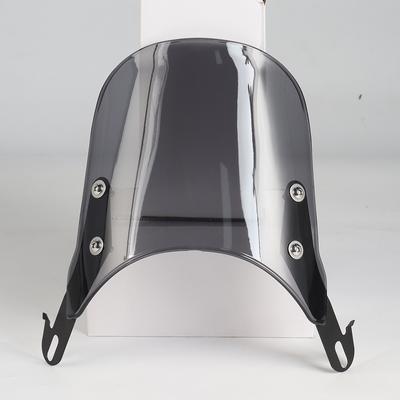 Universal Motorcycle Compact Sport Wind Deflector Windshield 4-7'' Headlamp Fit For Yamaha Harley Honda KTM