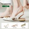 Women's Summer Invisible Boat Socks - Breathable, Sweat-Absorbing, Antibacterial, Anti-Slip, Low-Cut for High Heels