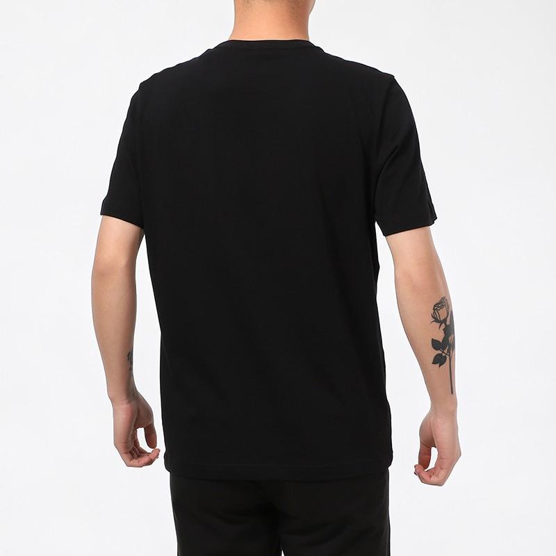 Puma Logo Print Vintage American Sport Running Breathable Round Neck Short Sleeve T-Shirt Men Tops Black 845575-01