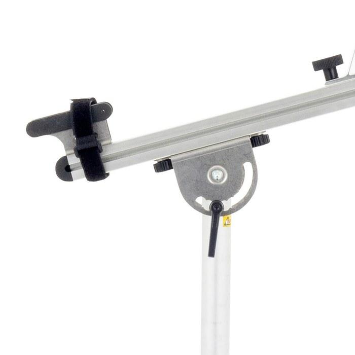 MINOURA Race Stand RS-1850 Thru-Axle Bike Maintenance Stand with Carrying Bag Silver Anodized Width = 850 mm Depth = 750 mm
