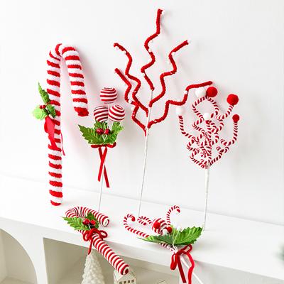 1 ks Vánoční stromek Cukrová hůlky Zápichy Svátky Vlněné Cukrové Rolky Dekorace Novoroční Stromek Dekor Kancelář K dispozici Více Možností