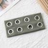 Fashion Headband, Wide Edge Hollow Elastic Headband, European and American Metal Round Hole Hairband Hair Accessories, Headscarf