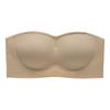 Invisible seamless strapless underwear for  is non-slip and cannot fall off. Small breasts gather and cross beautiful back bra cover 