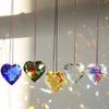 Crystal Heart-shaped Prism Crafts Window Door Ornaments Chandelier Rope Pendant