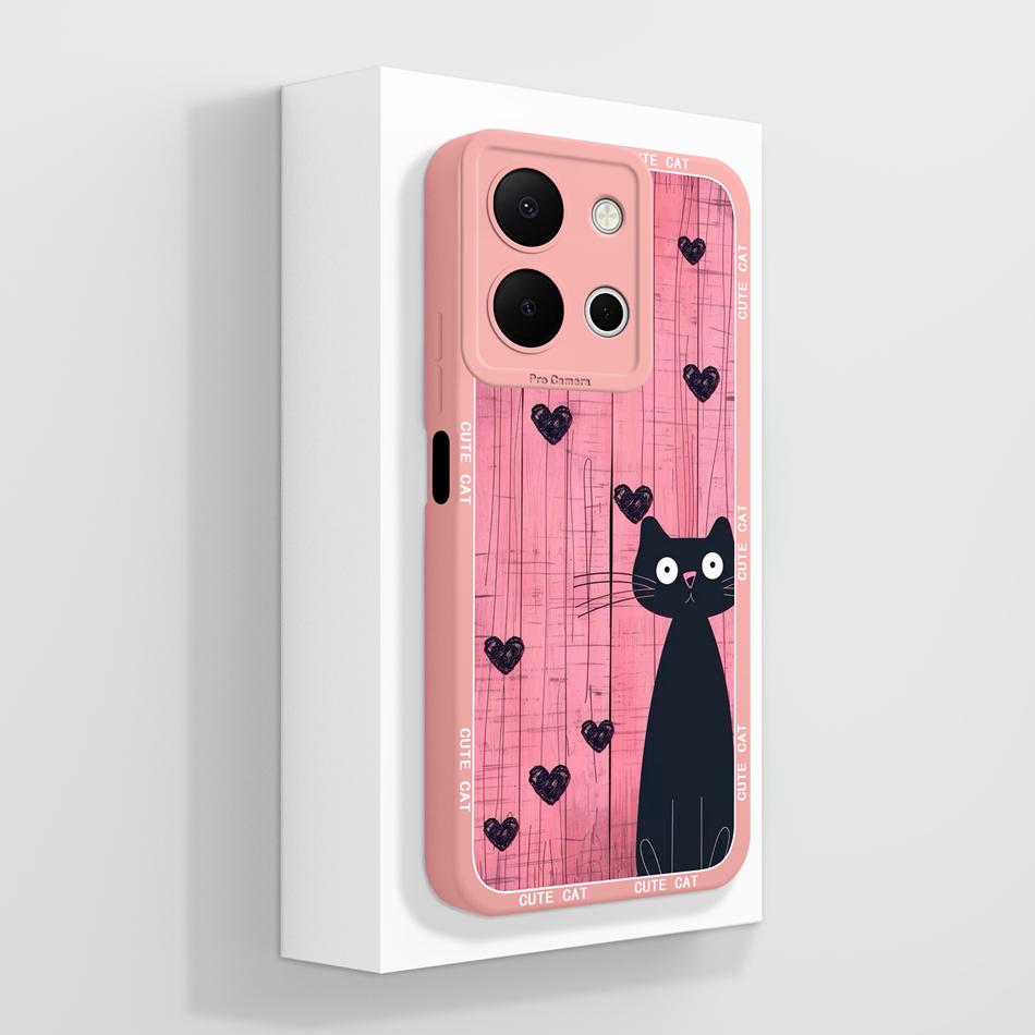 For Vivo Y36 4G 5G Case Soft Candy Painted Cover For Vivo Y 36 Premium Liquid Silicone Anti Drop Full Protection Back Cover Gift