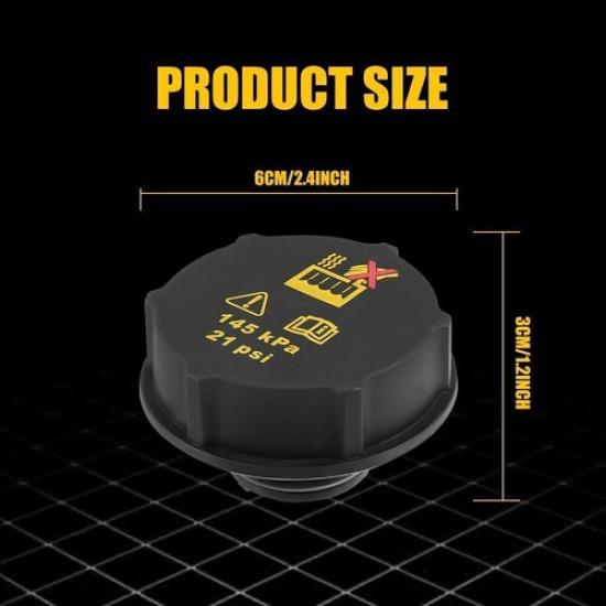 Car Engine Coolant Radiator Liquid Reservoir Tank Cap Fits Ford Mustang 2015~21