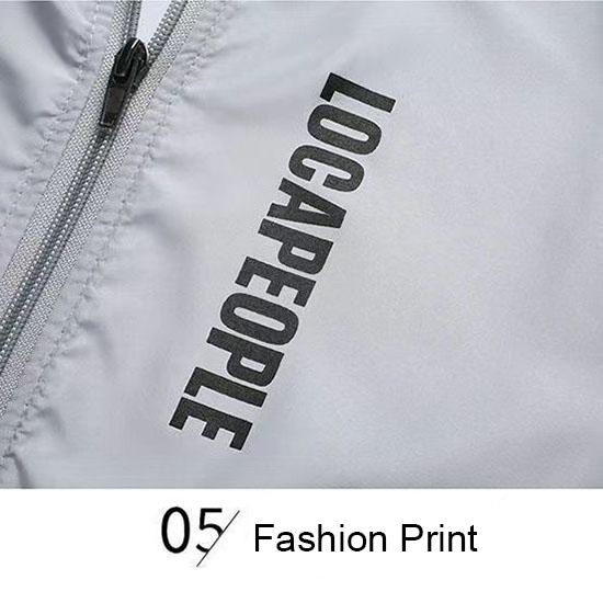 Sommer Eisseide Sonnenschutzkleidung Trend Herren Ultradünne Windjacke mit Kapuze Lose Sweatjacke Sonnenschutzkleidung
