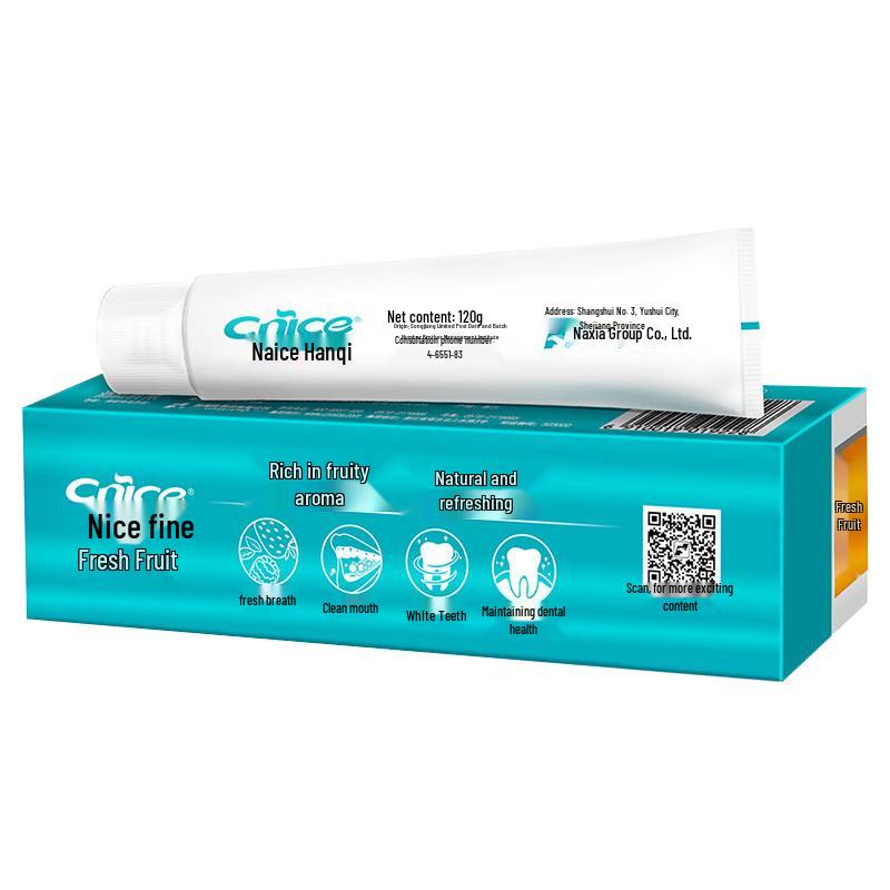 

Nice Salt White Fresh Fruit & Ice Chrysanthemum Toothpaste