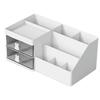 10 Compartments Desktop Stationery Storage Box Cute Bunny Desk Pen Holder  Office