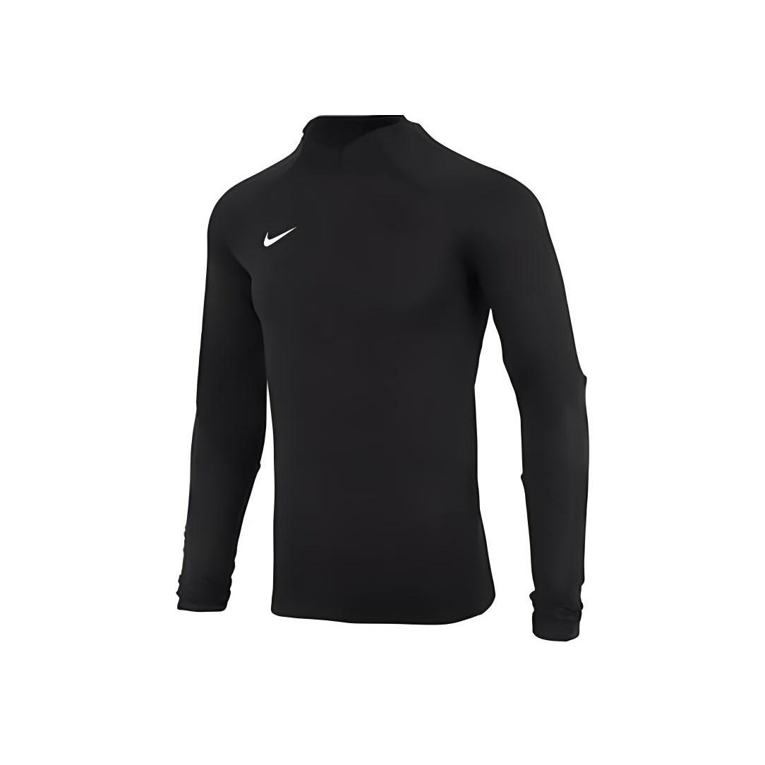 

Мужская однотонная футболка с круглым вырезом Nike Dri-Fit Strike Logo, черная DV9226-010 L