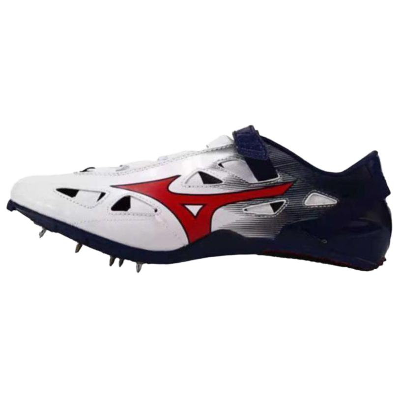 

Mizuno Unisex GEO SPRINT 4 Track and Field Spikes White/Red/Navy U1GA201018 40