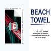 Liverpool Football Club Print Beach Towel, Large Soft Quick Dry Towel for Beach Camping Swimming