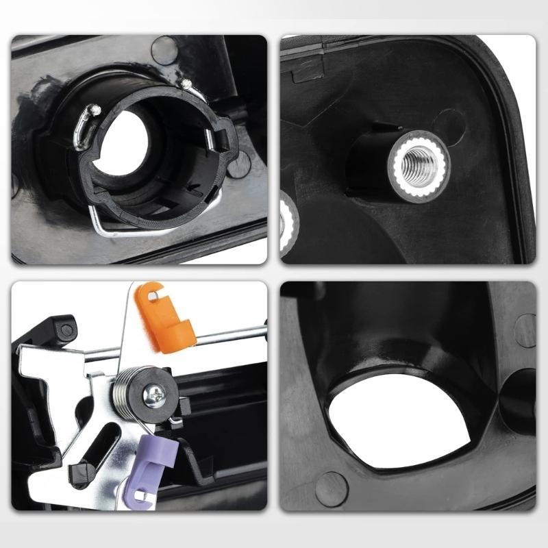 Rear Tailgate Handle Back Door Handle for Toyota Tundra 2007 2008 2009 2010 2011 2012 2013 Texture Black 69090-0C050 690900C050
