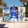 Cartoon K-Knights of Guinevere-S Towel Sports Quick Dry Travel Camping Gear Sandproof Soft Light Large Beach Towel