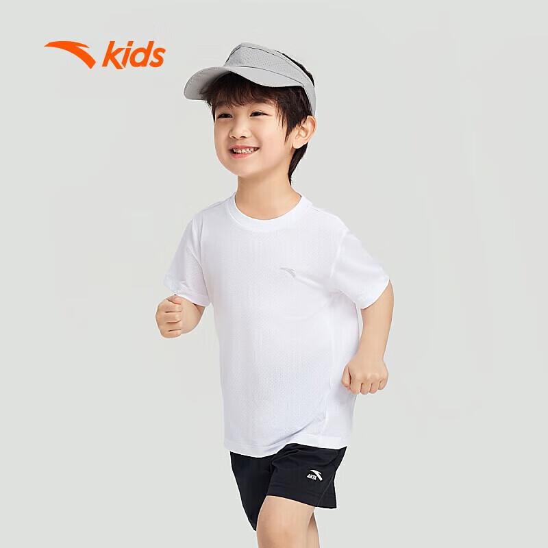 Anta Kids Unisex Sweat-Wicking Short Sleeve T-shirt tA372429101 100