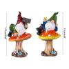 Garden Gnomes Figurine Holiday Decoration Ornaments Layout Window Embellishment