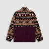 Gap Unisex Fair Isle Jacquard Fleece Stand-Collar Jacket