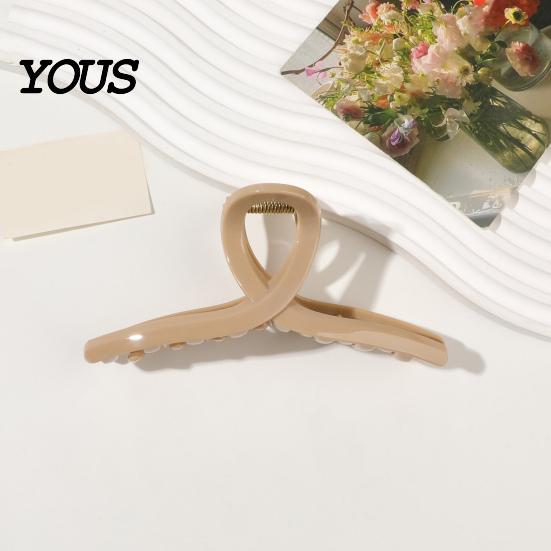 Hair Clip Back Head Claw, Soft Silicone Large Clip, Non-Slip Grip Shower Anti-Slip Teeth Accessory for Daily Wear Claw