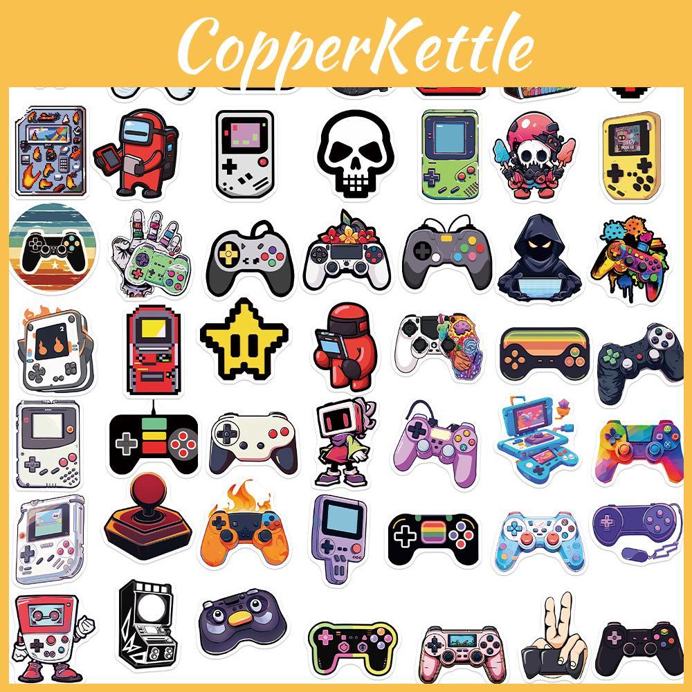 Cartoon Game Controller Stickers Personalize And Decorate Your Guitar Notebook And Luggage With 50 Waterproof Wholesale Decals Characters)
