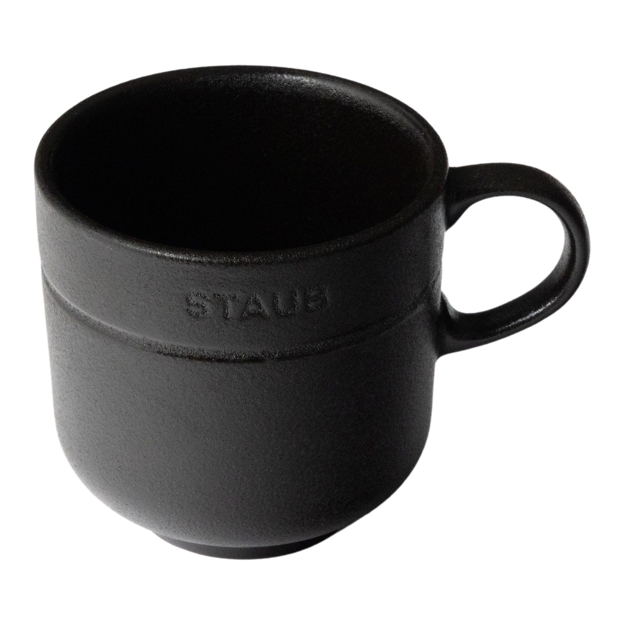 Кружка Staub 200 мл Матовая, Безопасна для Микроволновой печи, Японская Керамическая Кружка  Mug Black , Керамика, [Официальный Дилер] Z1035-108