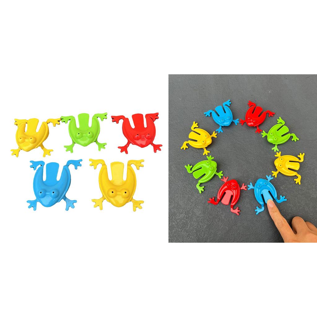 Barn hoppande hoppande groda Leksak för pojkar/flickor Fingerpressande Födelsedagspresenter för inomhus-/utomhustillbehör