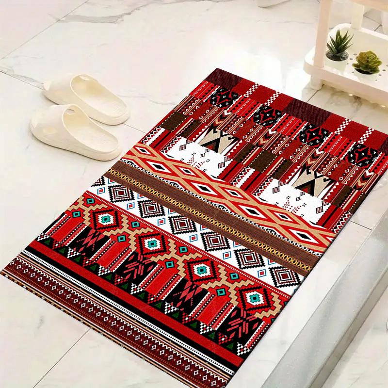 Native American Pattern Carpet Rug for Living Room Bedroom Home Sofa Decoration,Kids Play Non-slip Floor Mat