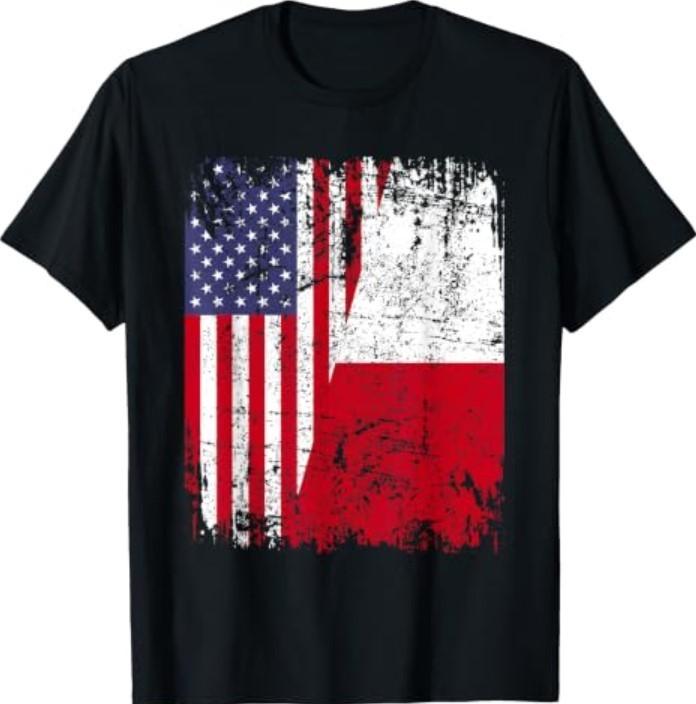 USA POLAND FLAG T-Shirt