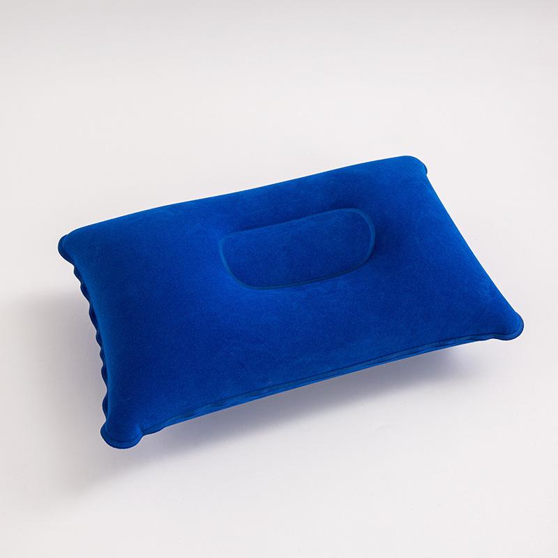 Portable Inflatable Travel Pillow: Foldable Lumbar Support for Car and Airplane