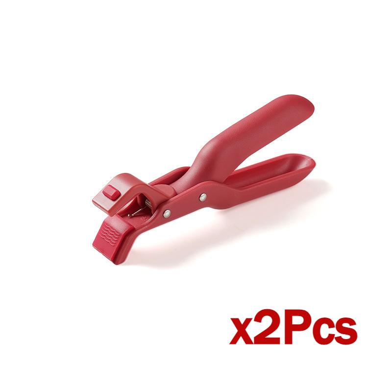 Anti-scald Gripper Clip Hot Dish Non-slip Plate Bowl Clip Retriever Tongs Silicone Handle Bowl Dishes Anti-scald Kitchen Tool