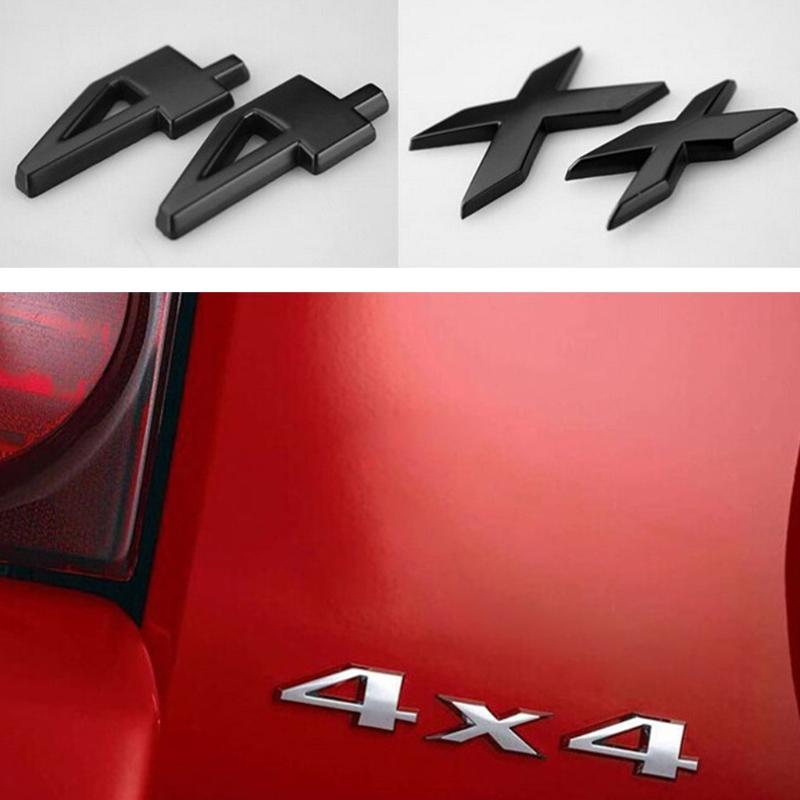 Tailgate Insert Letters 3D Raised Car Letter 4X4 Sticker with Adhesive Tape