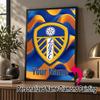 Custom Name Leeds United FC 5D Diamond Painting Personalized Full Drill Diamond Art Kit Gift
