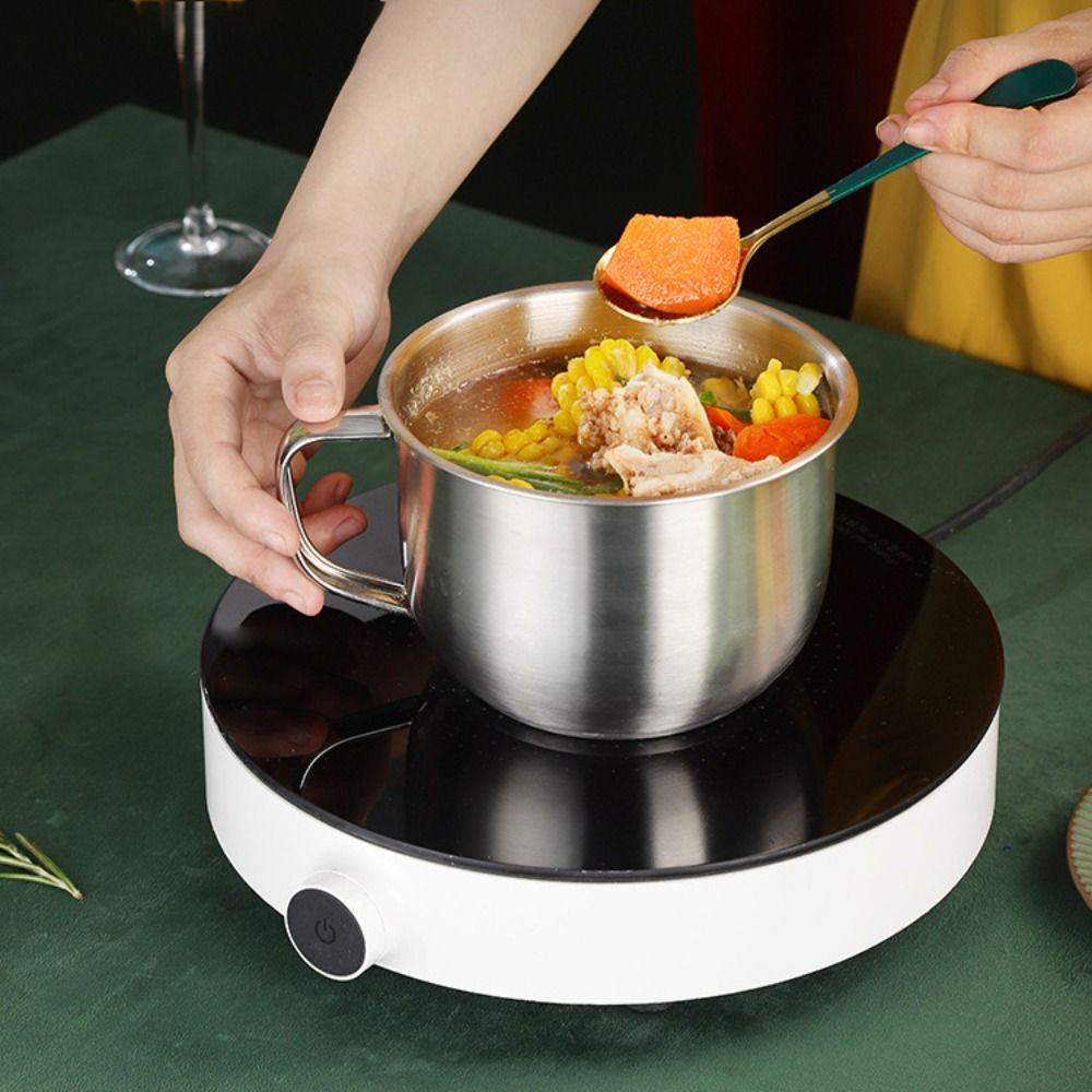 Leak Proof Dormitory Instant Noodle Bowl 316 Stainless Steel Soup Bowl Fast Food Bowl  Canteen