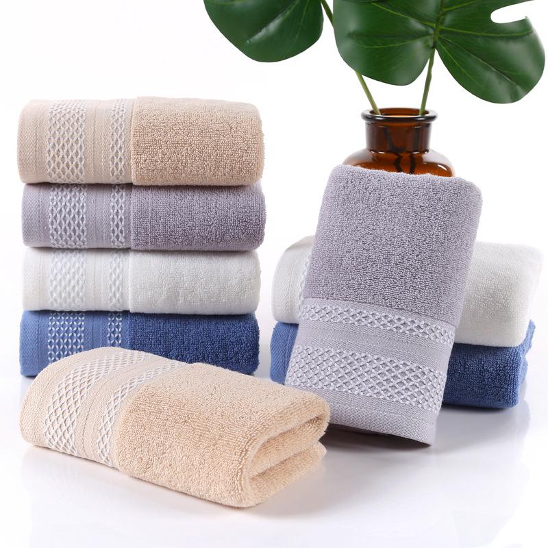 2PCS Set White Thicker 100% Cotton Bath Towels Bathroom Soft and Highly Absorbent Shower 100% Cotton Multi color 74x34cm