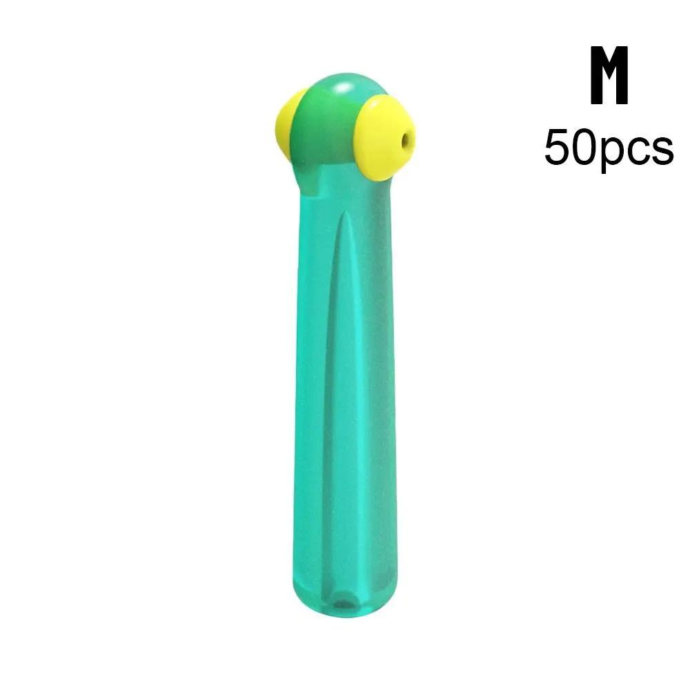 50Pcs/Box Small Green Transparent Dual Core Float Seat Silicone High Toughness Double Force Float Seat Fishing Accessories