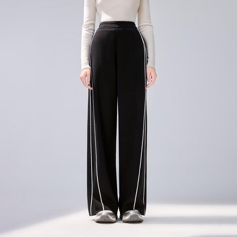 Women s 2025 Winter High-Waist Straight-Leg Casual Pants L