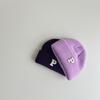Korean Simple Letter P Logo Baby Knitted Wool Pullover Hat - Autumn & Winter Warm Melon Skin Baby Hat