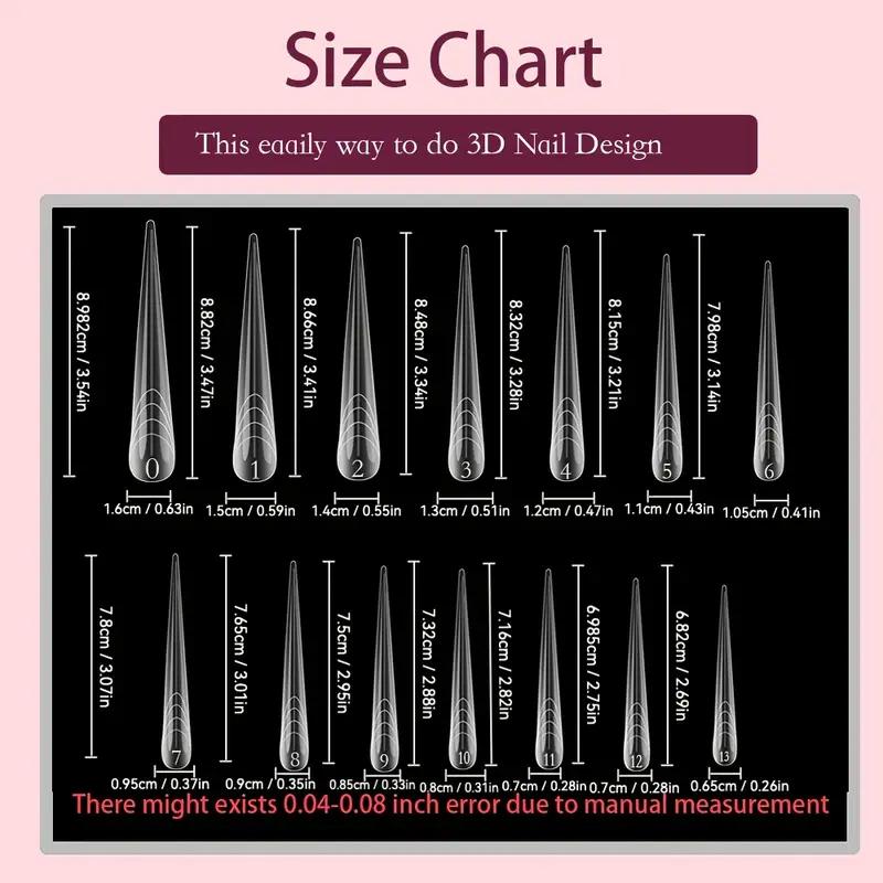 3D Eagle Claw Curved Fake Reusable Nails Full Cover Press On Nail Forms Molds Crystal Nail Extension Tip Suitable For Poly Nail
