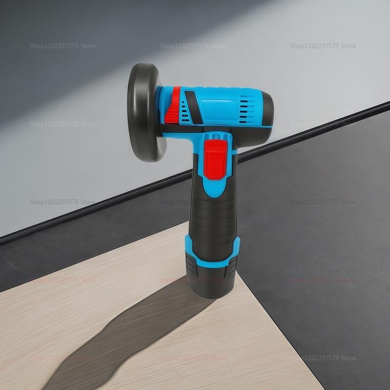 12V Cordless Electric Angle Grinder Brush Cutter Polishing Machine Portable DIY Home Power Tool with Saw Blade