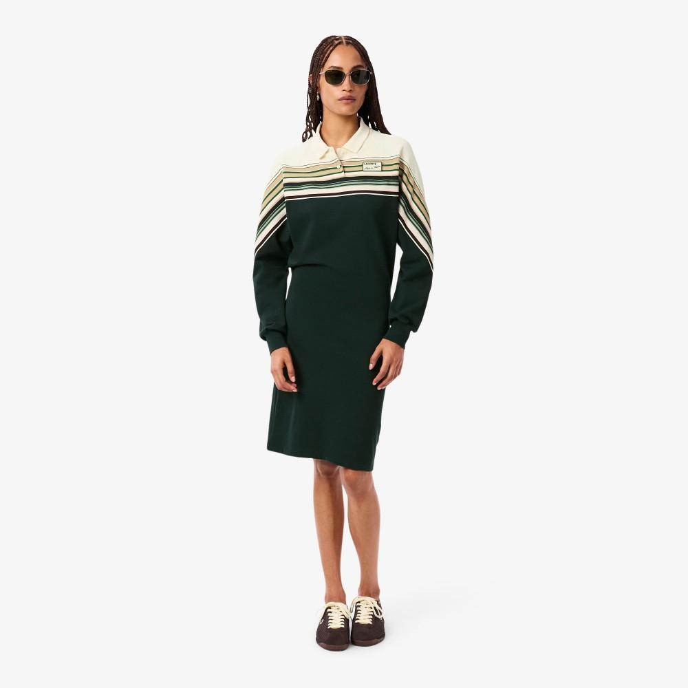 [lacoste] Женское платье-поло с рукавами летучая мышь MIF EF5408-55NF2I 34