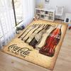 Christmas Gift Halloween Themed Cola Beverage Coca Cola Carpet Is Suitable for Living Room and Bedroom Doormats Office Balcony Decorative Carpet V27