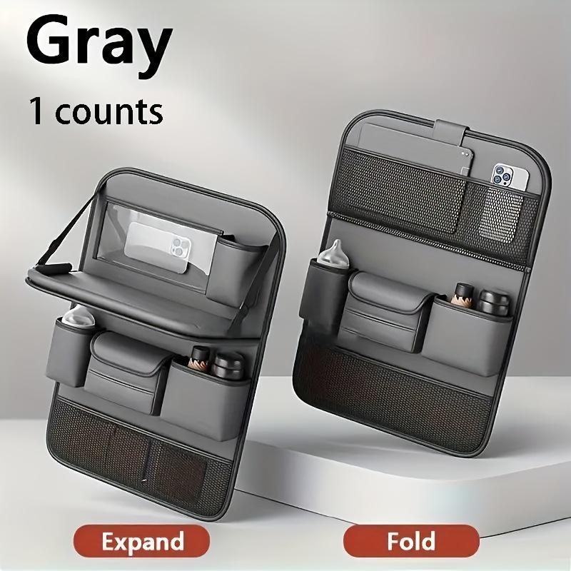 A Multifunctional Car Seat Storage Rack, Car Storage Bag Car Seat Back Storage Hanging Bag Car Tissue Box Car Seat Back Shelf Car Supplies