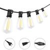 Best-Selling ST38 LED Globe String Lights - European Plug for Indoor/Outdoor Parties & Courtyard Decor