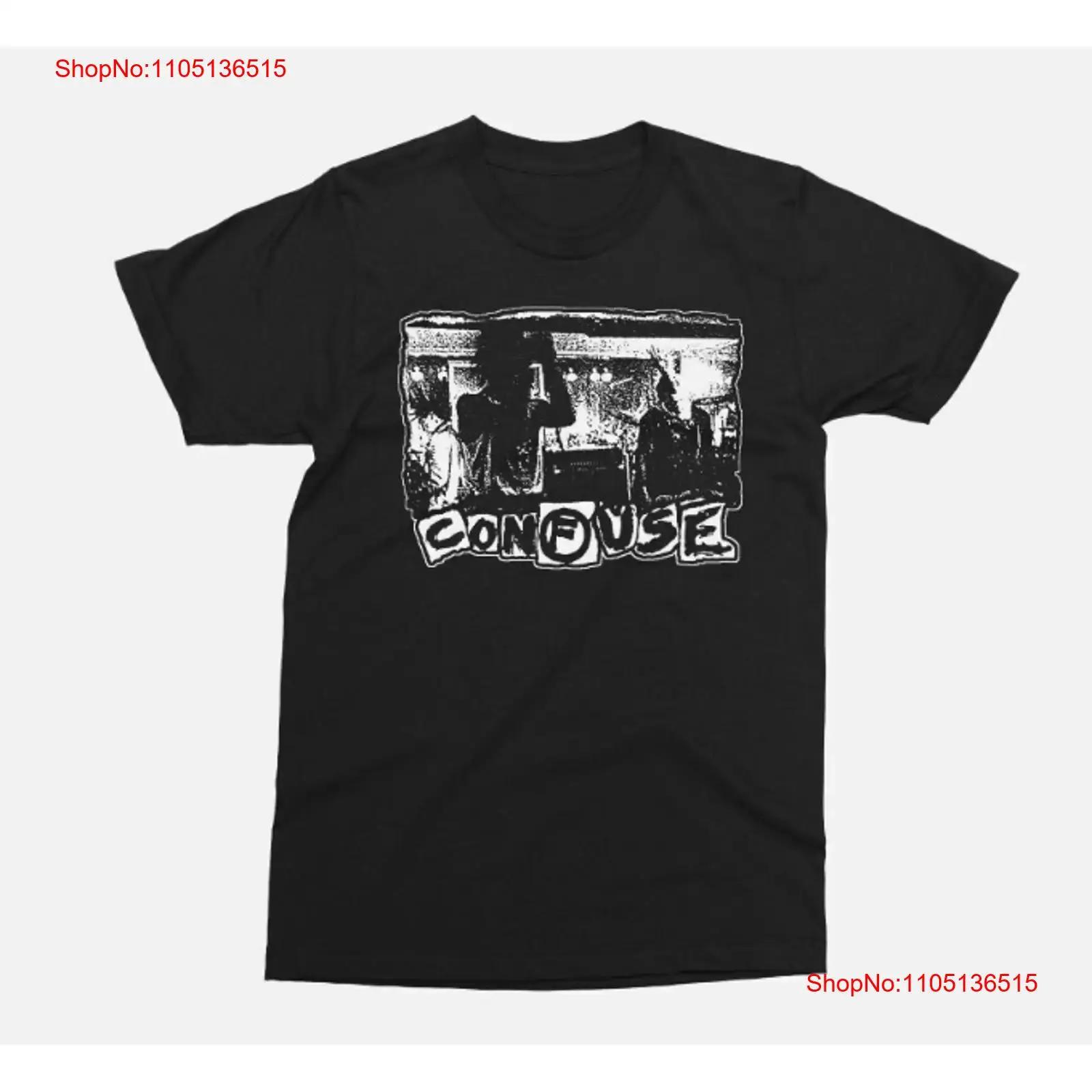 

CONFUSE T Shirt Punk Peace Anarcho KURO Gauze Disclose Crustpunk Japan vintage Washed Slightly Top For Everyday Wear Stylish S разноцветный